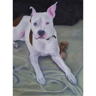 Hond 2 Doek 30x40 Verkocht